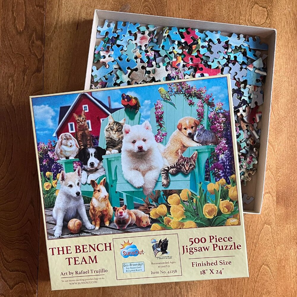 SunsOut springtime 500-piece puzzle